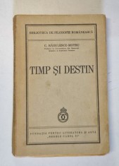 TIMP SI DESTIN de C. RADULESCU-MOTRU 1940 , MINIMA UZURA