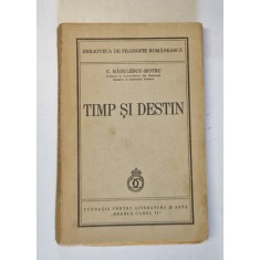 TIMP SI DESTIN de C. RADULESCU-MOTRU 1940 , MINIMA UZURA