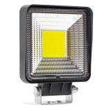 Proiector LED AWL11 12V 24V 9-36V 2080 lm 1 LED COB lumina alba 6000-6500K 110x110 mm AMiO 02425 pentru off-road ATV UTV barca TIR autobuz