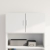 VidaXL Dulap de perete, alb, 80x42,5x40 cm, lemn compozit