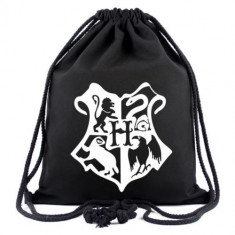 Rucsac / Ghiozdan - HARRY POTTER - Negru Model HOGWARTS foto