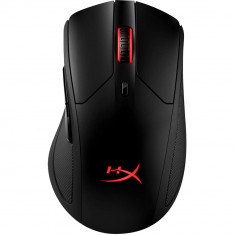 Mouse Gaming Wireless Pulsefire Dart HX-MC006B, 16,000 DPI, Senzor Pixart 3389, 6 Butoane Programabile, Iluminare RGB, Qi/ Wired Charging, Negru foto