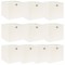 vidaXL Cutii depozitare, 10 buc., alb, 32x32x32 cm, textil 288351