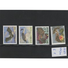 Zambia 1989 - Mi 474/77 - Fauna, lilieci
