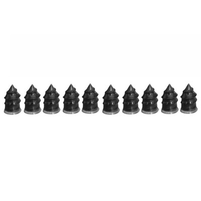 Set 10 dopuri, stifturi vulcanizare pentru anvelope, pana de cauciuc 1.2x0.6 cm foto