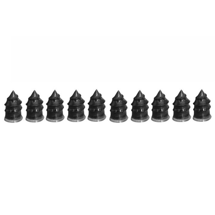 Set 10 dopuri, stifturi vulcanizare pentru anvelope, pana de cauciuc 1.2x0.6 cm