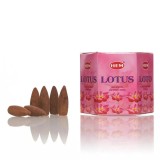 Cumpara ieftin Conuri parfumate Backflow - 40 Buc - Lotus