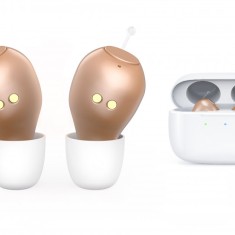 Aparat Auditiv Digital x2 NeoHGS, Sunet Clar, 40 Ore de Utilizare, Incarcare Rapida, Operare Simpla, Design Compact si Usor, Afisaj Nivel Baterie Inte
