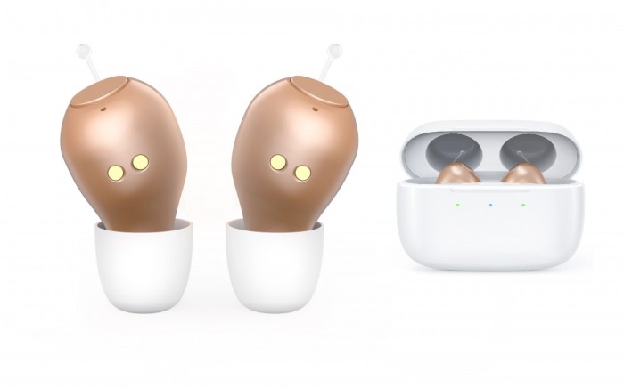 Aparat Auditiv Digital x2 NeoHGS, Sunet Clar, 40 Ore de Utilizare, Incarcare Rapida, Operare Simpla, Design Compact si Usor, Afisaj Nivel Baterie Inte