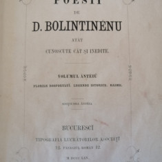 Poezii. Atât cunoscute cât și inedite - Dimitrie Bolintineanu, Bucuresti, 1865