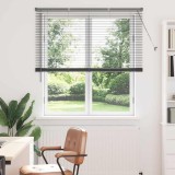 Jaluzea pentru Fereastră Gri &icirc;nchis 135 x 175 cm Aluminiu