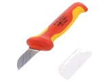 Cuțit pentru cabluri KNIPEX, 190mm, lamă 50mm