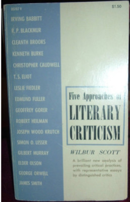 Five Approaches of Literary Criticism ... Wilbur S. Scott foto
