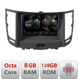 Navigatie Infinity FX intre anii 2009-2012 Android Octa Core Qualcomm 2K Qled 8+128 DTS DSP 360 4G Optical CarStore Technology
