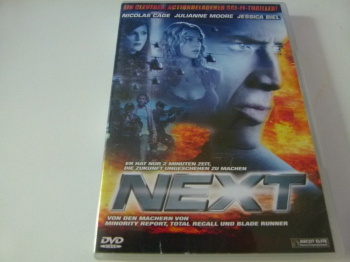 Next - Nicolas Cage, dvd