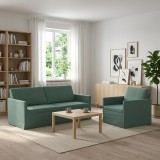 Cumpara ieftin Set de canapea 2 pcs Verde Marii Catifea