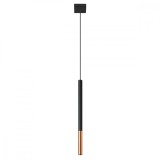 Lampă suspendată MOZAICA 1 negru/coper, Sollux Lighting