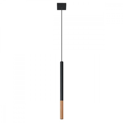 Lampă suspendată MOZAICA 1 negru/coper, Sollux Lighting foto