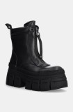 Buffalo bocanci Gospher Zip Boot femei, culoarea negru, cu platforma, izolat, 1622350-BLK