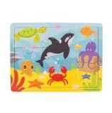 Puzzle Lumea acvatica, 9 piese, BigJigs Toys