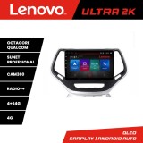 Navigatie Jeep Cherokee 2014-2019 Lenovo Ultra 2K QLED 4+64GB Android