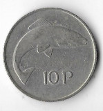 Moneda 10 pence 1982 - Irlanda