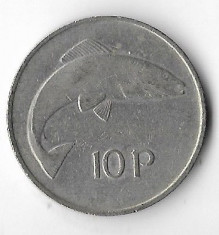 Moneda 10 pence 1982 - Irlanda foto