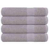 Gossi prosoape frogn 4 buc., gri, 100x200 cm, 360 g/m2