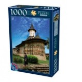 Puzzle 1000 piese - Imagini din Romania - Manastirea Sucevita