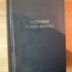 DICTIONAR ROMAN-ENGLEZ de LEON LEVITCHI 1960