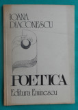 Ioana Diaconescu &ndash; Poetica (poeme)( prima editie )