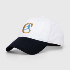Champion șapcă de baseball din bumbac culoarea alb, cu imprimeu, 805958
