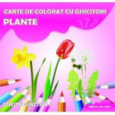 Plante - Carte de colorat cu ghicitori