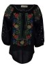 Bluza dama tip ie R25, negru antichizat , marimea 2XL