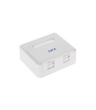 Priza dubla UTP CAT6 RJ45 8p8c, Oem