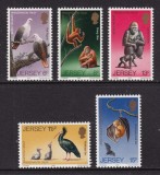 Jersey 1979 - Protecția naturii, fauna, serie neuzata
