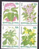 Marschall 1991 flori MI 357-360 MNH