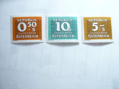3 Timbre Austria Porto 1985 1986 1989 foto