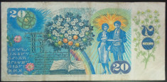 Bancnota 20 Coroane / Korun - RS Cehoslovacia, anul 1988 *cod 372 B foto