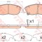 Set placute frana,frana disc HONDA CIVIC IX Hatchback (FK) (2012 - 2016) TRW GDB3609