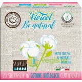 Protej Slip Ultra Subtire din Bumbac Organic si Hipoalergenic Be Natural 20buc