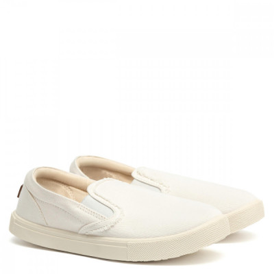 Slip-on BOSTON, Denim Alb foto