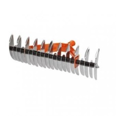 Scarificator de iarba, Aerator manual pentru gazon profesional, Aerator gazon dublu, 34 de dinti