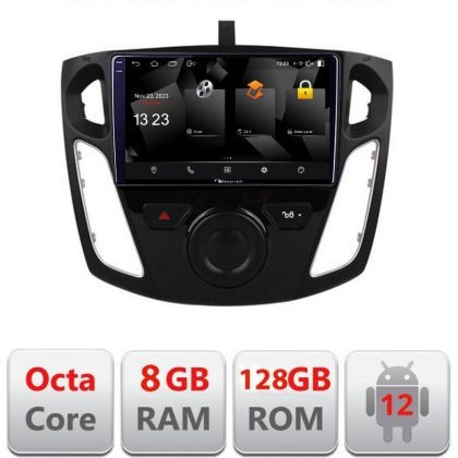 Navigatie Ford Focus 3 5960Pro-150 Android Octa Core Qualcomm 2K Qled 8+128 DTS DSP 360 4G Optical CarStore Technology