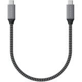 Cablu impletit USB-C to USB-C Satechi 40 Gbps 25cm, Gri