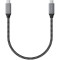 Cablu impletit USB-C to USB-C Satechi 40 Gbps 25cm, Gri