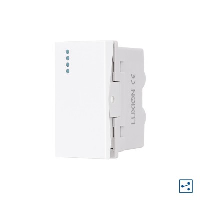 Modul Intrerupator Simplu Cap-Cruce Mecanic 1M LUXION, Standard Italian SmartElectro IntelligentHouse foto