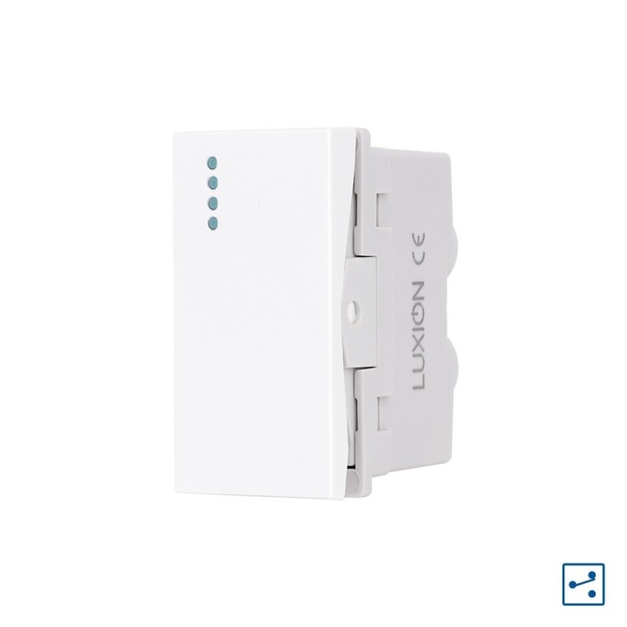 Modul Intrerupator Simplu Cap-Cruce Mecanic 1M LUXION, Standard Italian SmartElectro IntelligentHouse