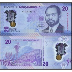 Mozambic 2024 - 20 meticais, necirculata - polimer
