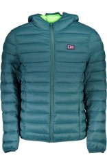 Jacheta barbati cu gluga si 2 buzunare exterioare verde menta, 2XL